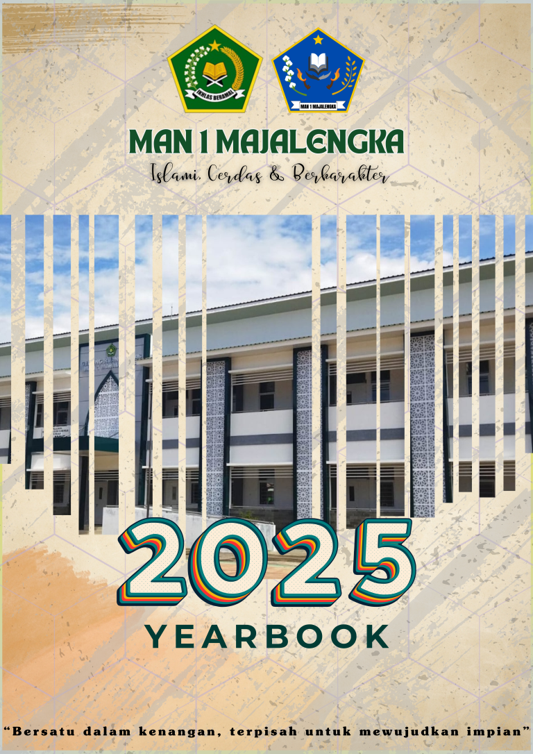 Sampul Yearbook 2025 MAN 1 Majalengka