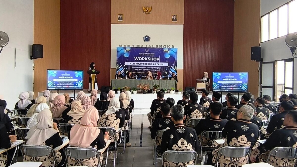 Wujudkan Madrasah Humanis, MAN 1 Majalengka Gelar Workshop Kurikulum Berbasis Cinta