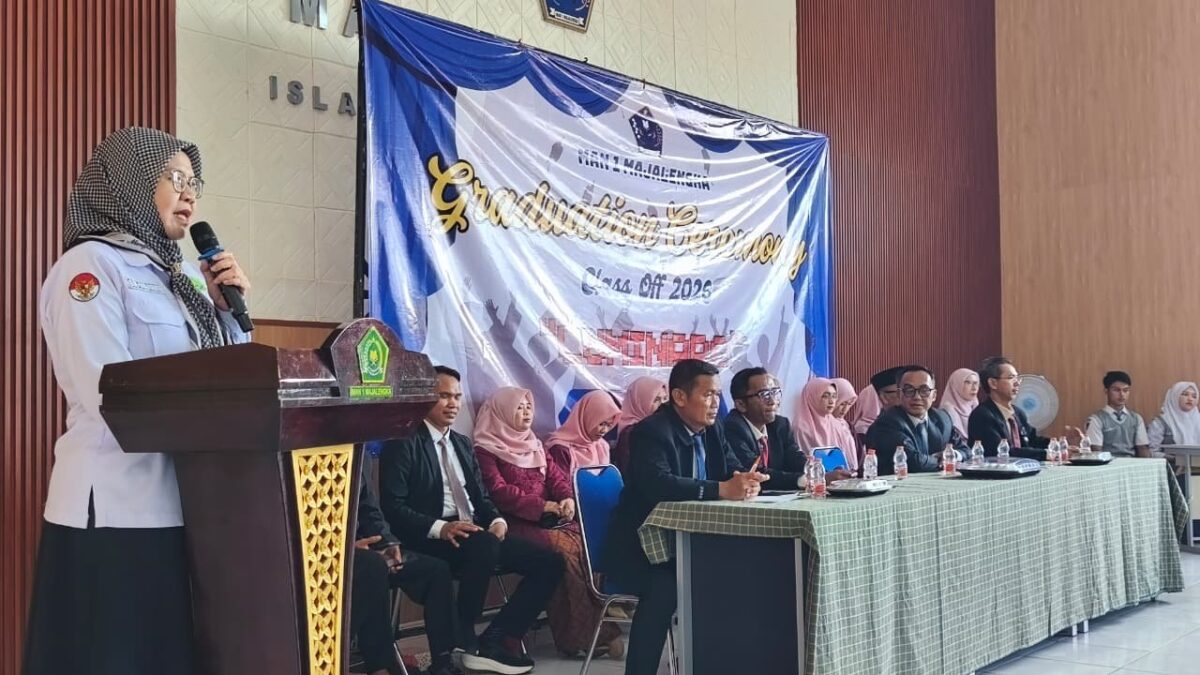 MAN 1 Majalengka Lepas 392 Siswa Lulusan 2026, Torehkan Prestasi SNBP Gemilang