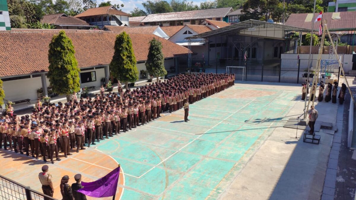 Mengukuhkan Semangat Kepramukaan Penerimaan Tamu Ambalan MAN 1 Majalengka