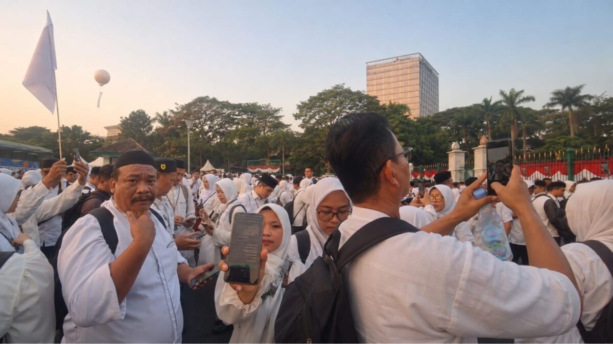Tingkatkan Kedisiplinan ASN, Kemenag Majalengka Terapkan Absensi Digital di Dzikir Kebangsaan Monas