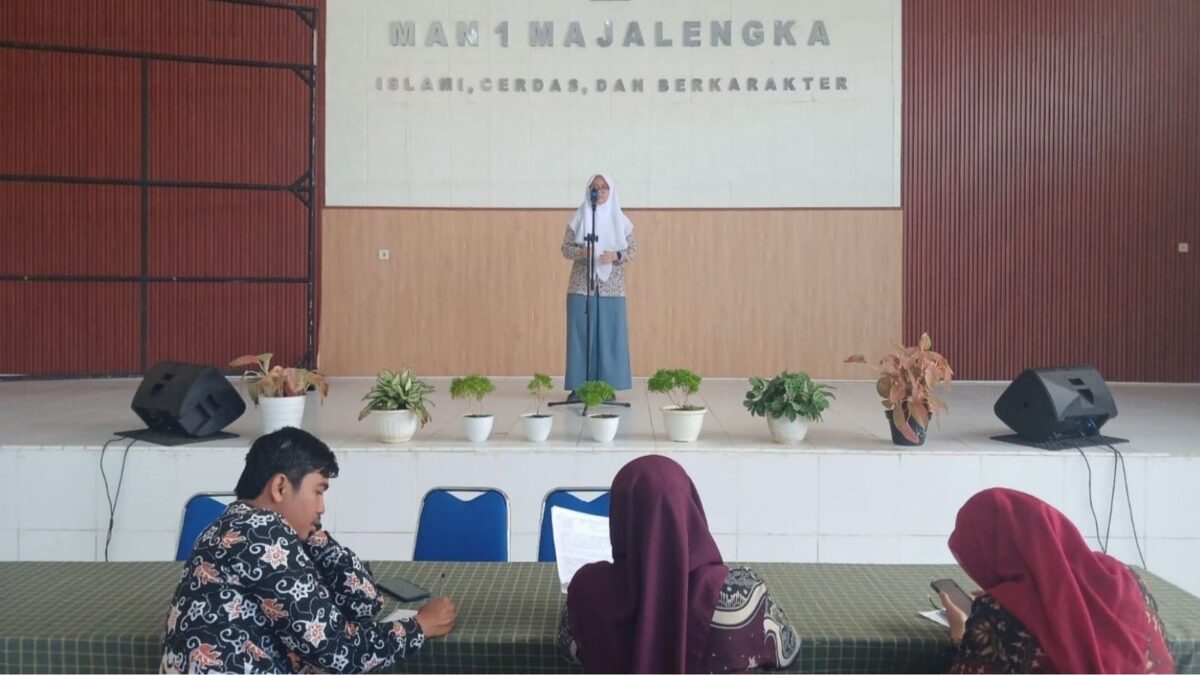 Mencari Orator Terbaik, MAN 1 Majalengka Gelar Seleksi Pidato PORSENI 2026