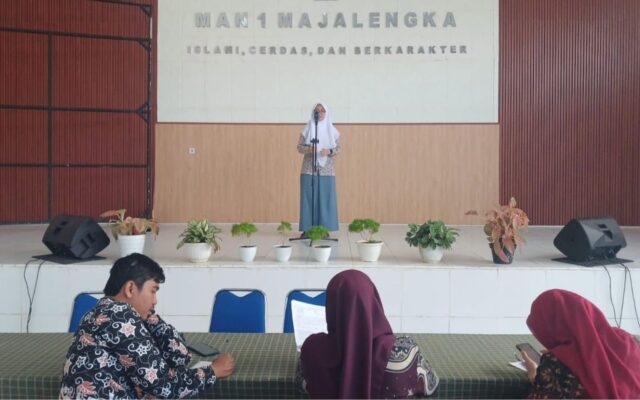 Mencari Orator Terbaik, MAN 1 Majalengka Gelar Seleksi Pidato PORSENI 2026