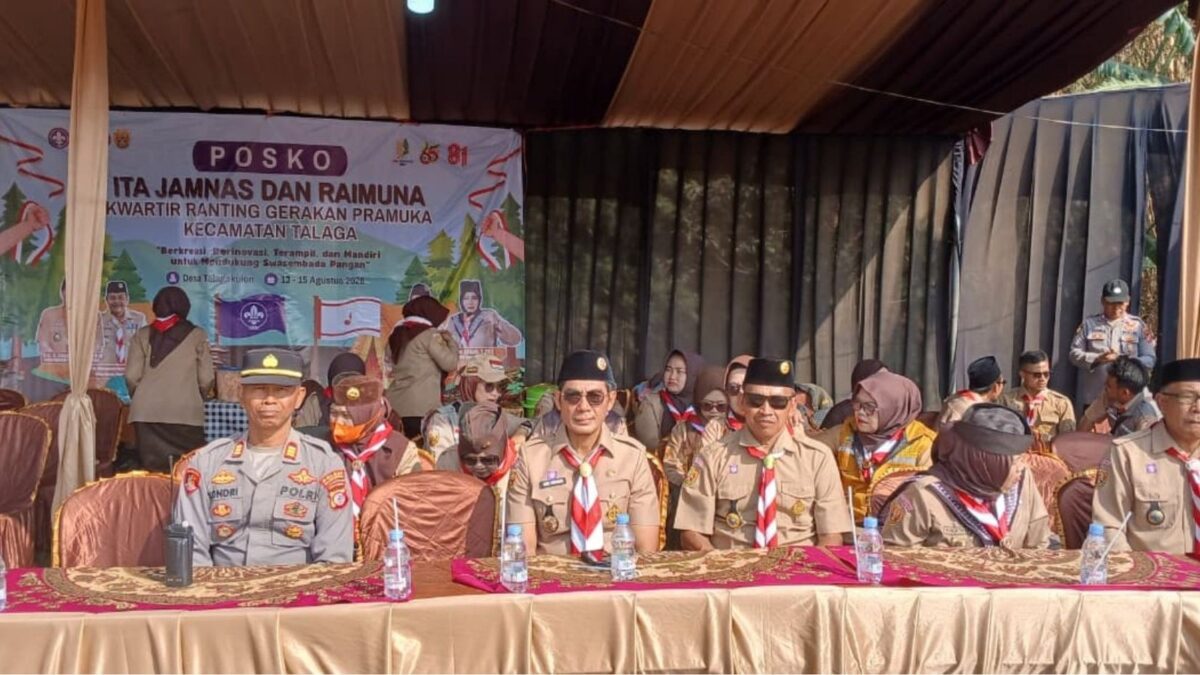 Hadiri Upacara Hari Pramuka ke-65, Waka Humas Perkuat Silaturahmi Antarinstansi di Talaga