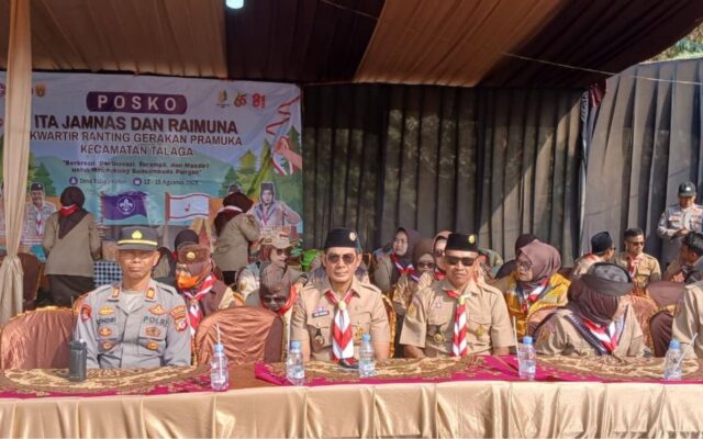 Hadiri Upacara Hari Pramuka ke-65, Waka Humas Perkuat Silaturahmi Antarinstansi di Talaga