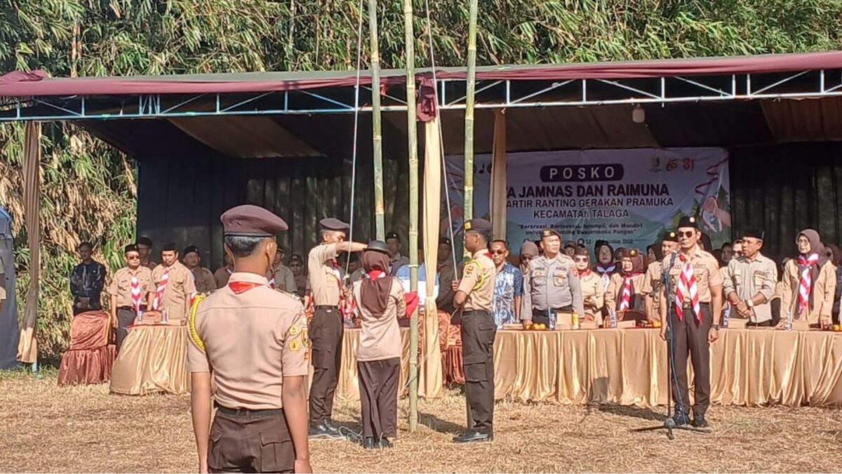 Pramuka MAN 1 Majalengka Sukseskan Pembukaan ITA Jamnas dan Raimuna Kwarran Talaga 2026