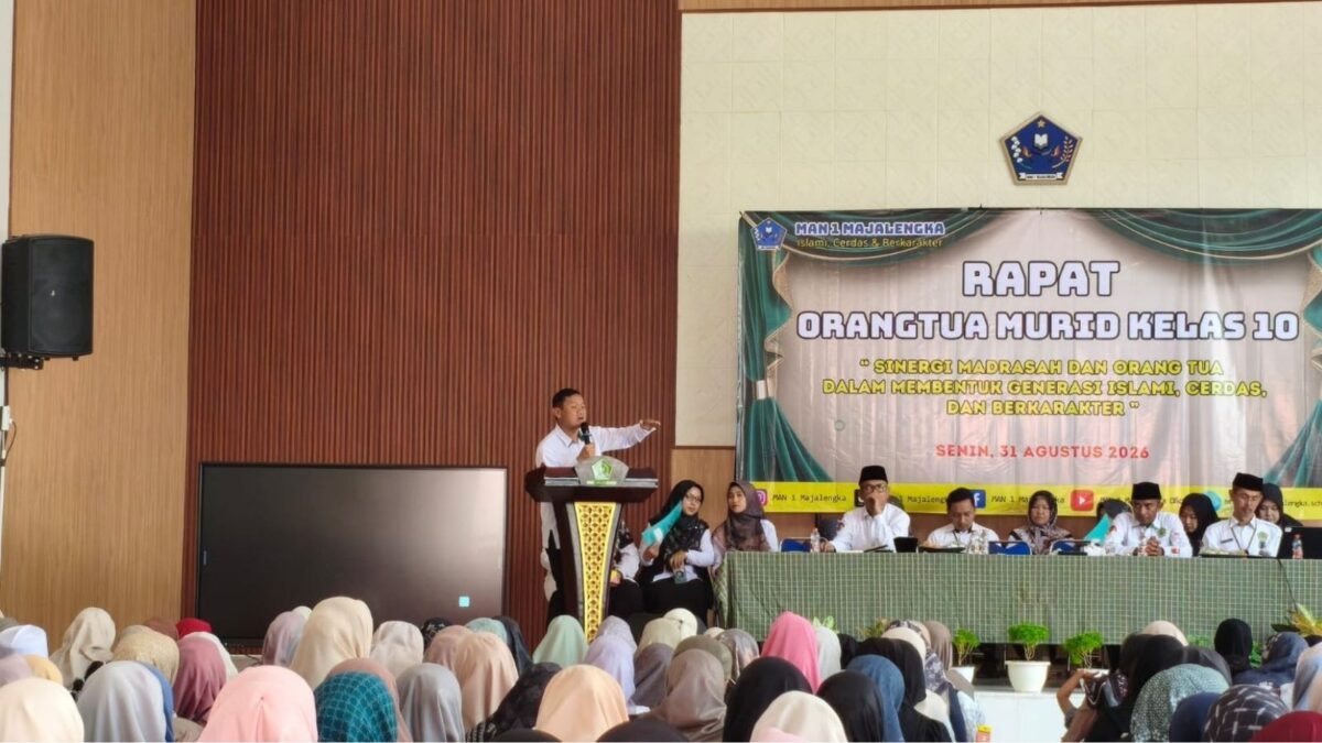 Paparkan Jadwal KBM, Waka Kurikulum MAN 1 Majalengka Tekankan Pembiasaan Karakter Religius