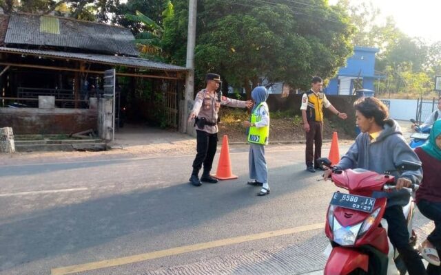 Sinergi PKS MAN 1 Majalengka dan Polsek Talaga Wujudkan Ketertiban Lalu Lintas