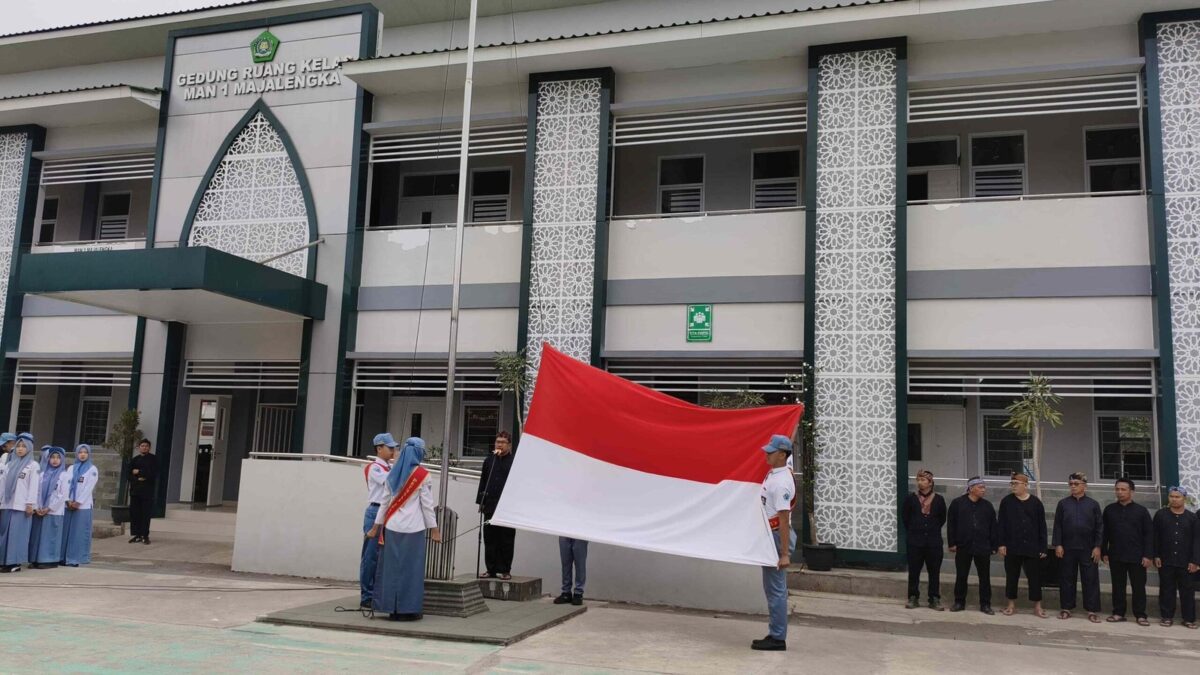 Perkokoh Jiwa Nasionalisme, MAN 1 Majalengka Gelar Upacara Peringatan HUT ke-81 RI