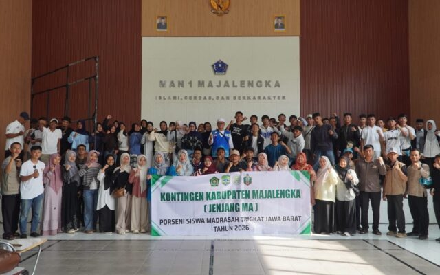 Perkuat Mental Juara, Kontingen Porseni MA Majalengka Siap Berlaga di Tingkat Provinsi Jawa Barat