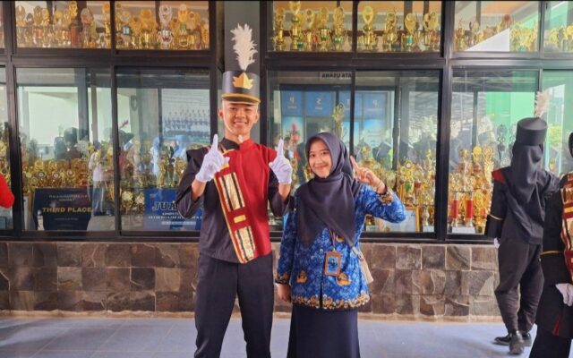 Bangga, Siswa X-9 MAN 1 Majalengka Tampil Sukses Jadi Penabuh Quarto Drumband Upacara HUT RI