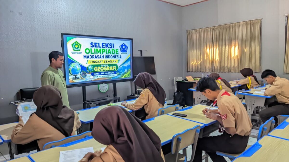 Jaring Talenta Terbaik, MAN 1 Majalengka Gelar Seleksi OMI Geografi Tingkat Sekolah