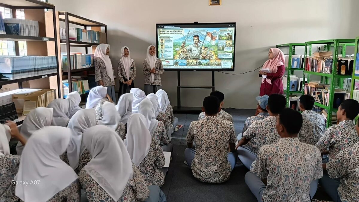 Dorong Pembelajaran Interaktif, MAN 1 Majalengka Manfaatkan SmartBoard TV Perpustakaan