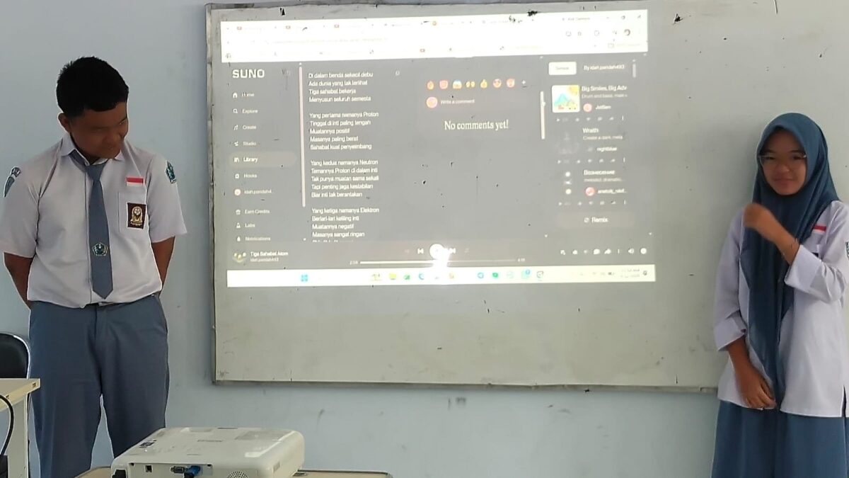 Siswa MAN 1 Majalengka Manfaatkan AI dan Aplikasi SUNO Buat Lagu Pembelajaran Kimia
