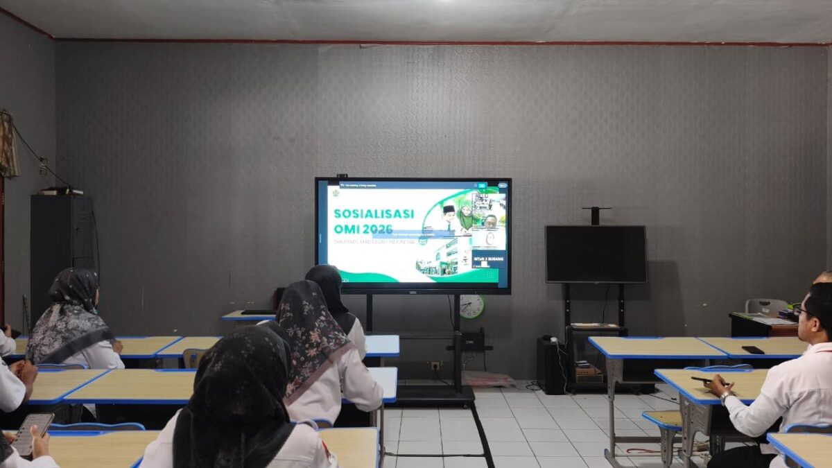 Siapkan Sains dan Riset, MAN 1 Majalengka Ikuti Sosialisasi Juknis OMI 2026