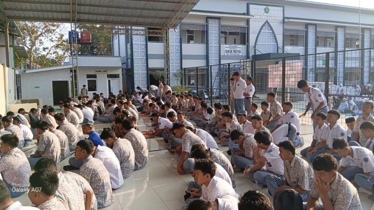 Perkuat Karakter Siswa, MAN 1 Majalengka Rutinkan Pembiasaan Salat Duha dan Doa Pagi