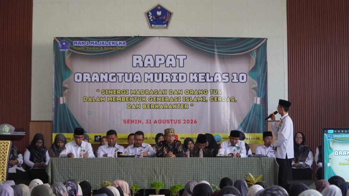Perkuat Sinergi Pendidikan, Waka Humas MAN 1 Majalengka Paparkan Program Kehumasan
