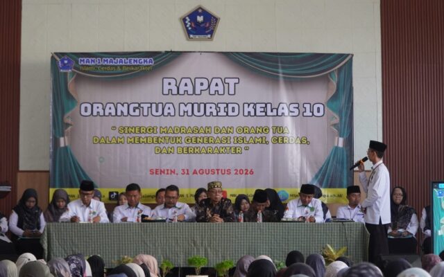 Perkuat Sinergi Pendidikan, Waka Humas MAN 1 Majalengka Paparkan Program Kehumasan