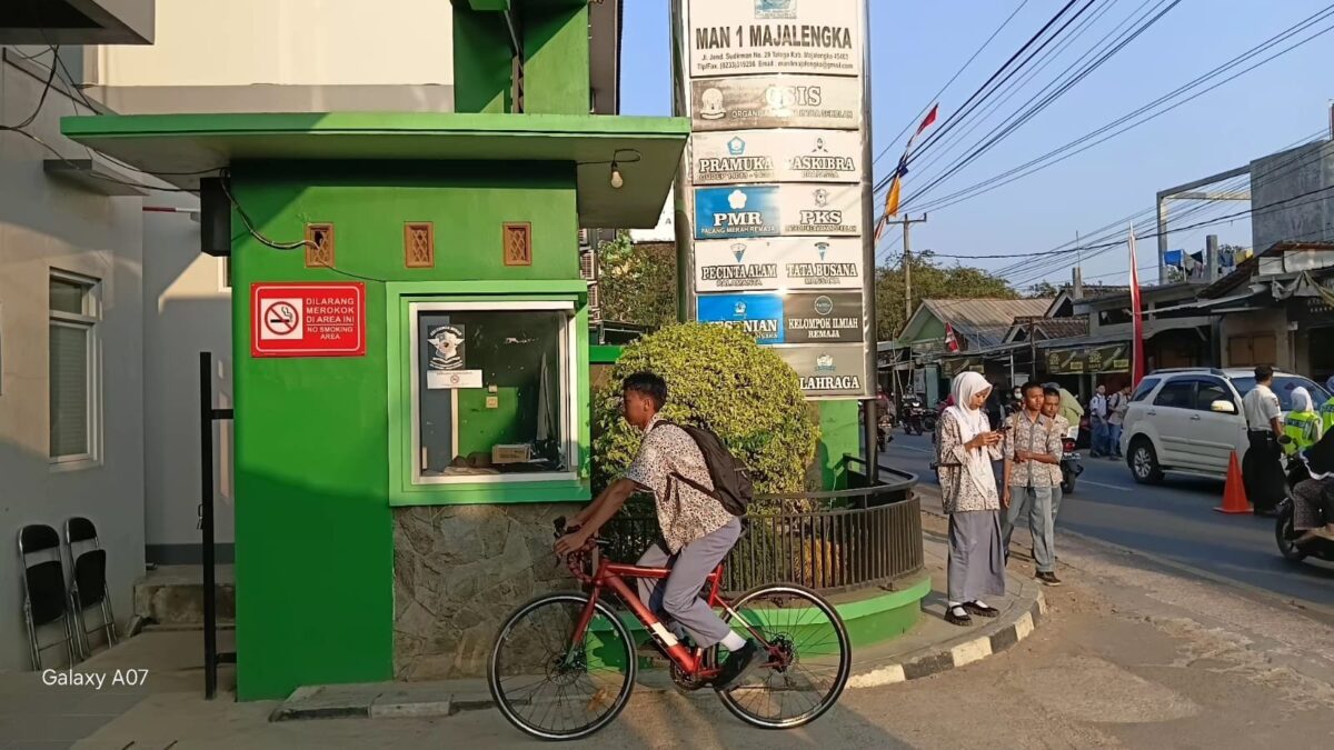 Budayakan Hidup Sehat, Siswa MAN 1 Majalengka Konsisten Datang ke Sekolah Bersepeda