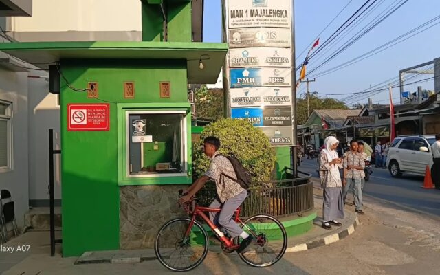 Budayakan Hidup Sehat, Siswa MAN 1 Majalengka Konsisten Datang ke Sekolah Bersepeda