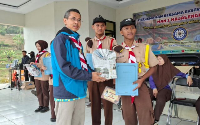 Peringkat Dua Lomba Memasak, Sangga Moch. Yamin Raih Penghargaan Perkemahan Ekstrakurikuler