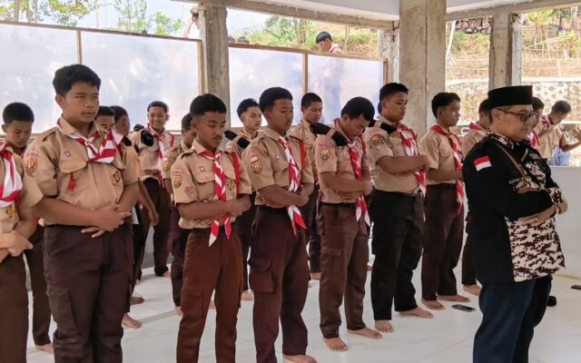 Latih Kedisiplinan Siswa, Perkemahan Ekstrakurikuler MAN 1 Majalengka Utamakan Sholat Berjamaah
