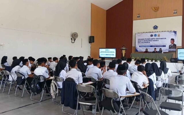 Mantapkan Program Kerja, MPK dan OSIS MAN 1 Majalengka Gelar Sidang Pleno