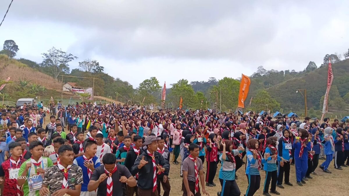 Pembekalan Wide Game, Peserta Perkemahan Ekstrakurikuler Majalengka Diingatkan Jaga Ketertiban dan Etika