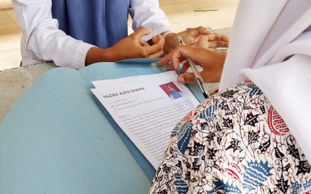 Jaring Kader Pemimpin, 25 Siswa X-1 MAN 1 Majalengka Ikuti Seleksi OSIS