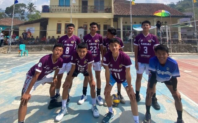 Tim Bola Voli MAN 1 Majalengka Unjuk Gigi di Turnamen Arisan Talaga