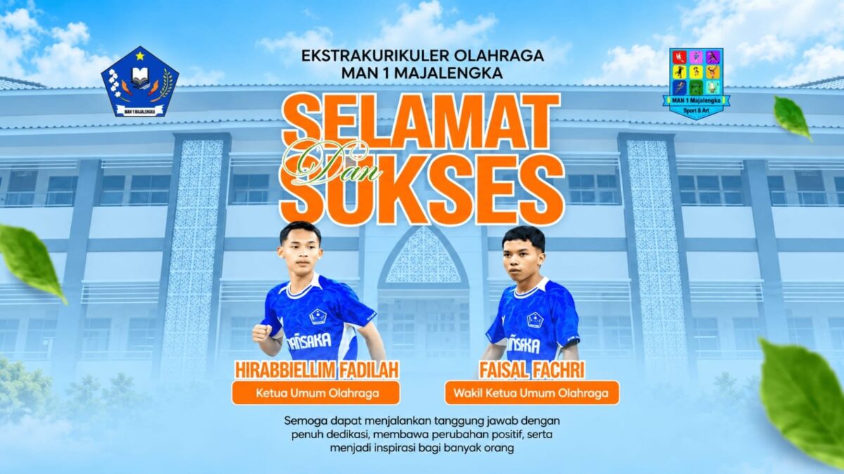 Regenerasi Kepemimpinan, MAN 1 Majalengka Tetapkan Ketua dan Wakil Ekstrakurikuler Olahraga Periode 2026/2027