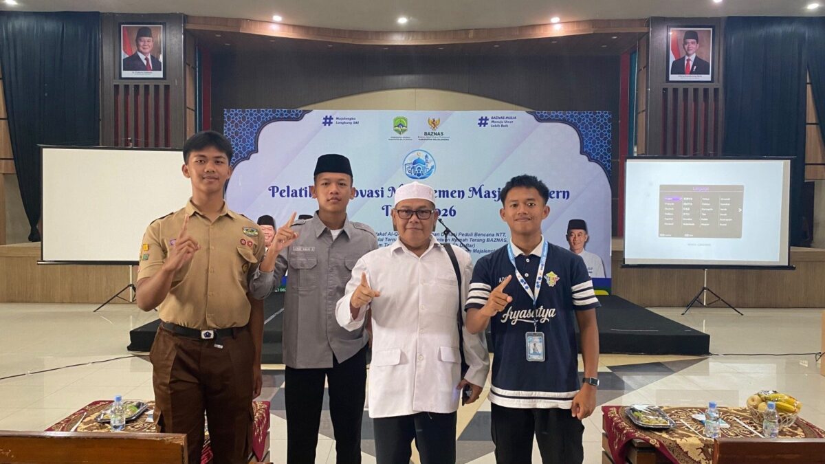 Dukung Digitalisasi Dakwah, MAN 1 Majalengka Kirim Delegasi Pelatihan Manajemen Masjid