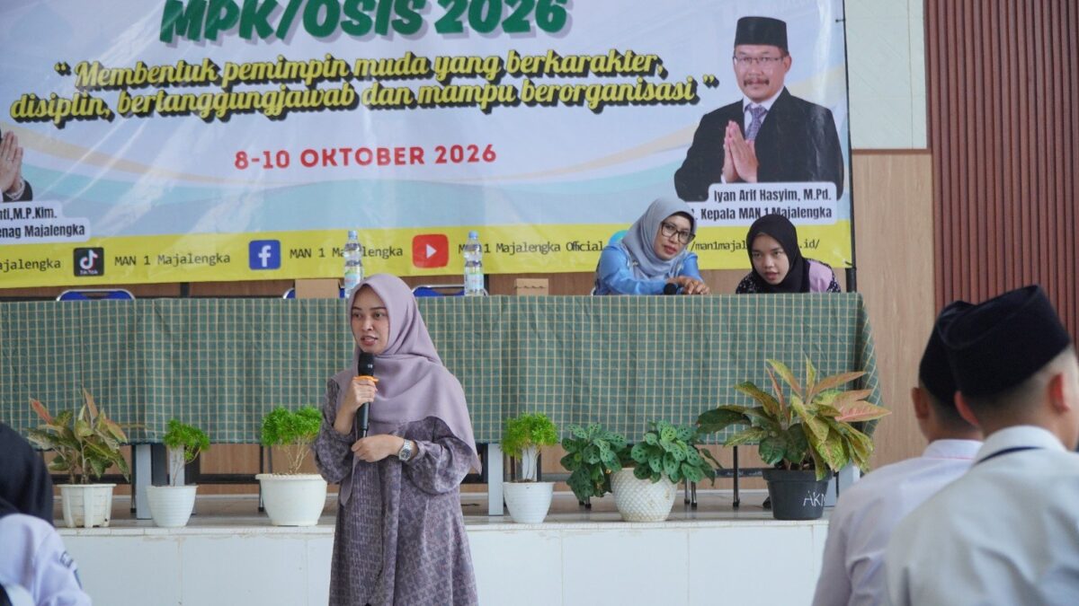 Perkokoh Jiwa Kepemimpinan dan Kedisiplinan, MAN 1 Majalengka Gelar LDKS MPK OSIS